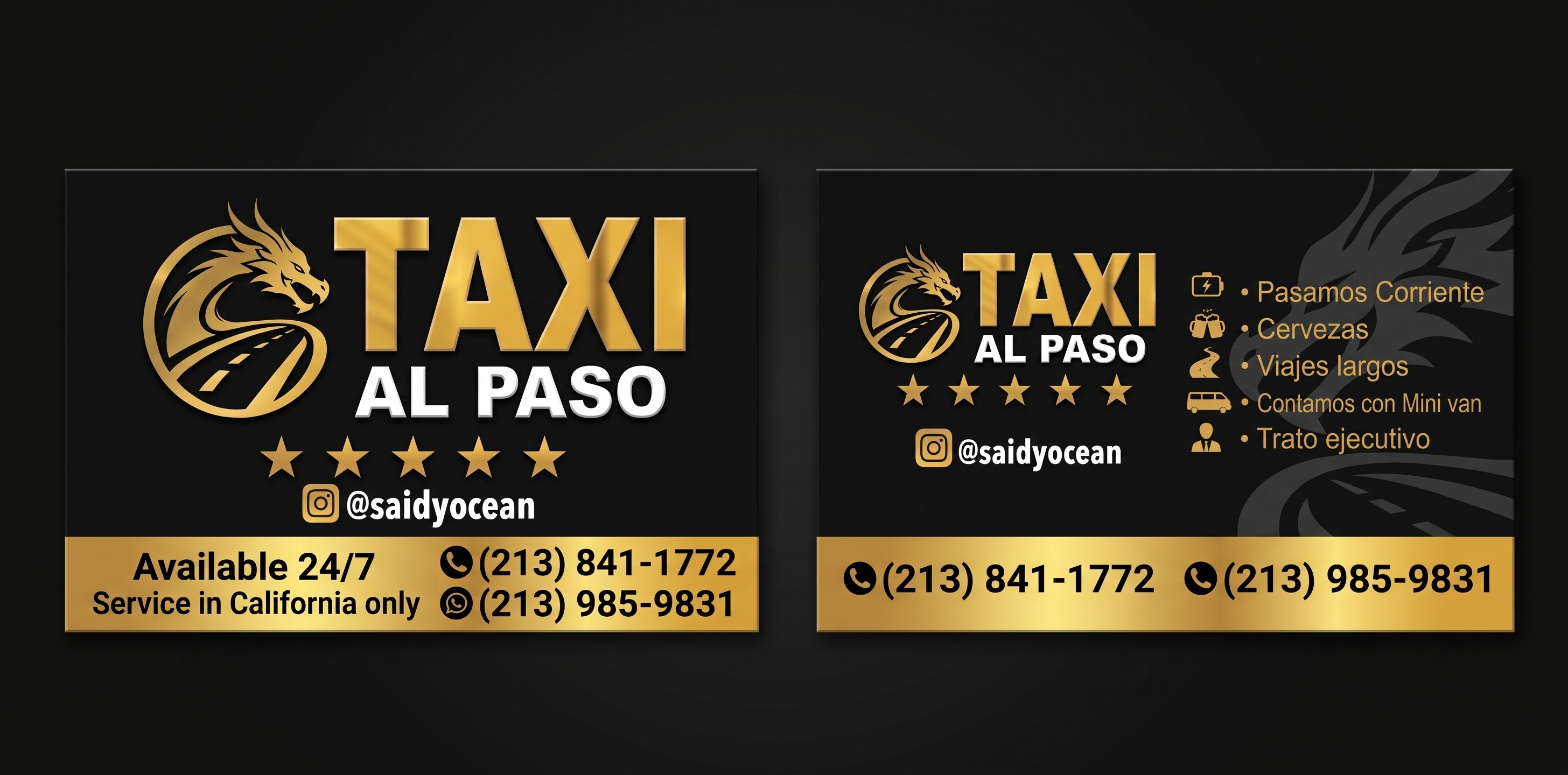 Taxi Al Paso driver